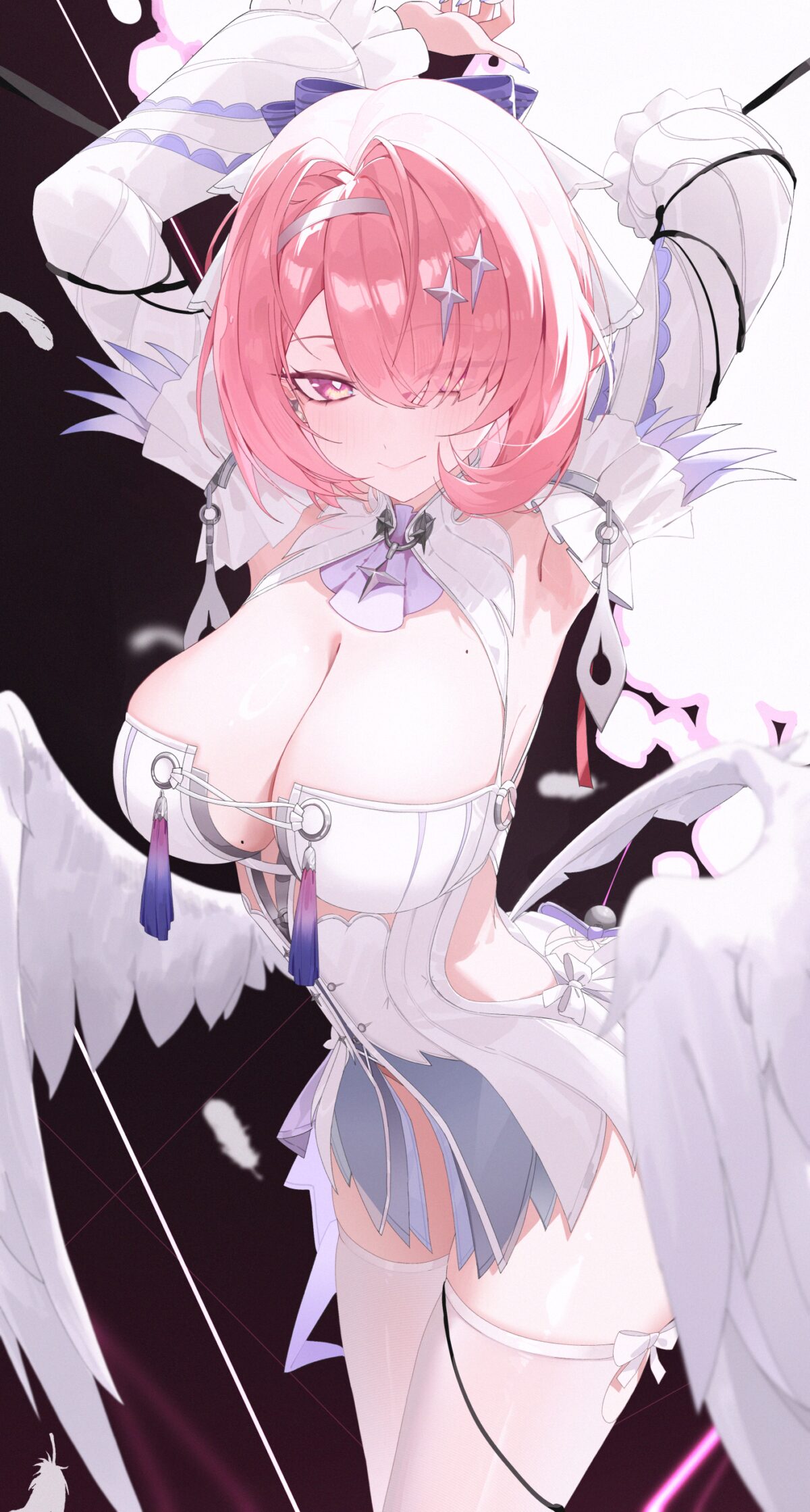 粉色短发少女动态壁纸