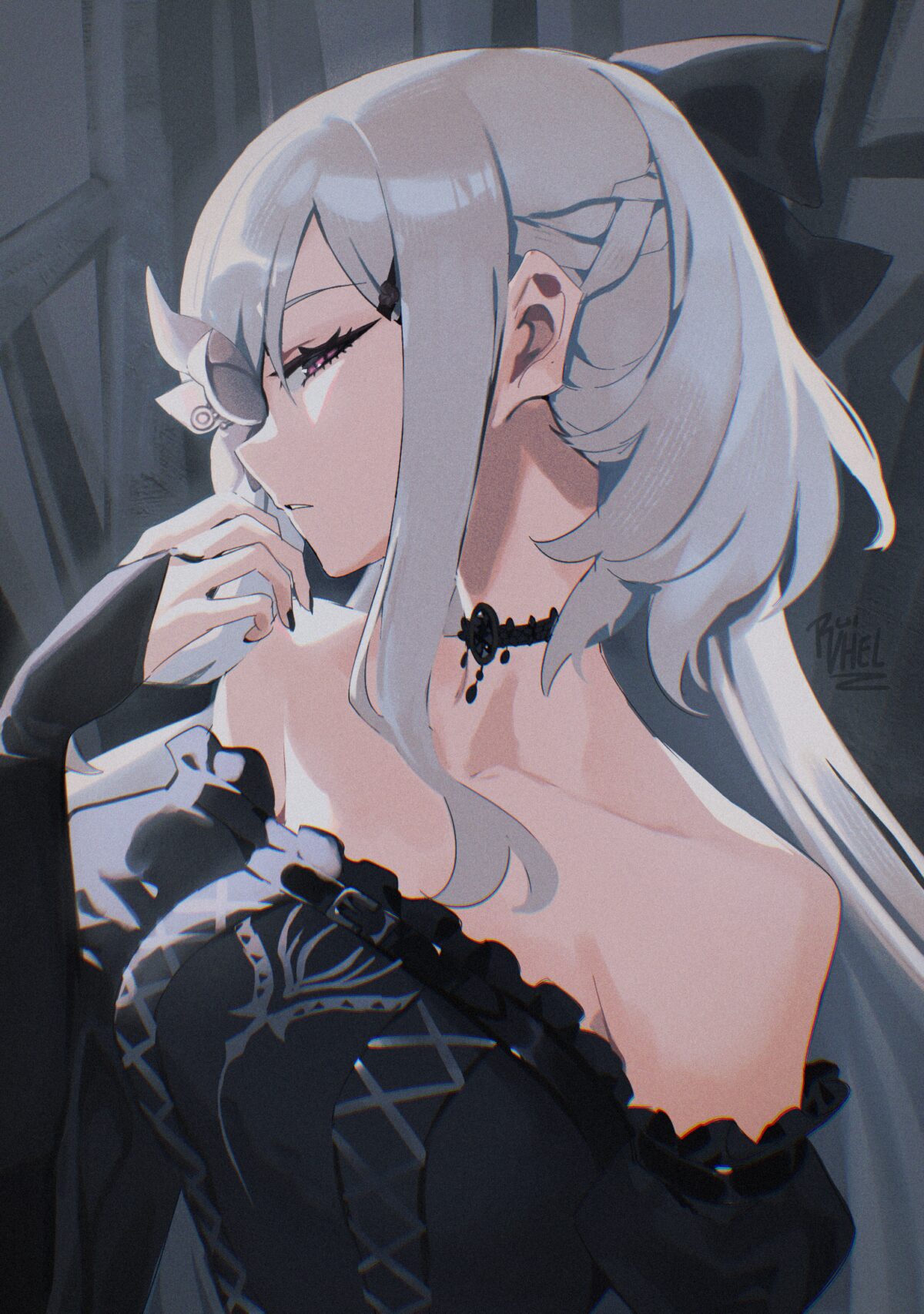 银发少女