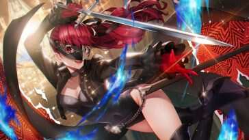 《女神异闻录5皇家版》动态壁纸：天·红焰之卡苏米