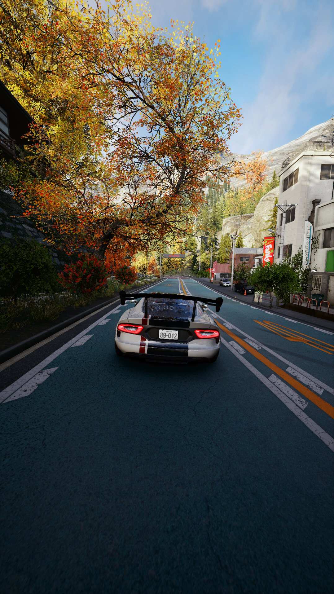 秋日赛道赛车