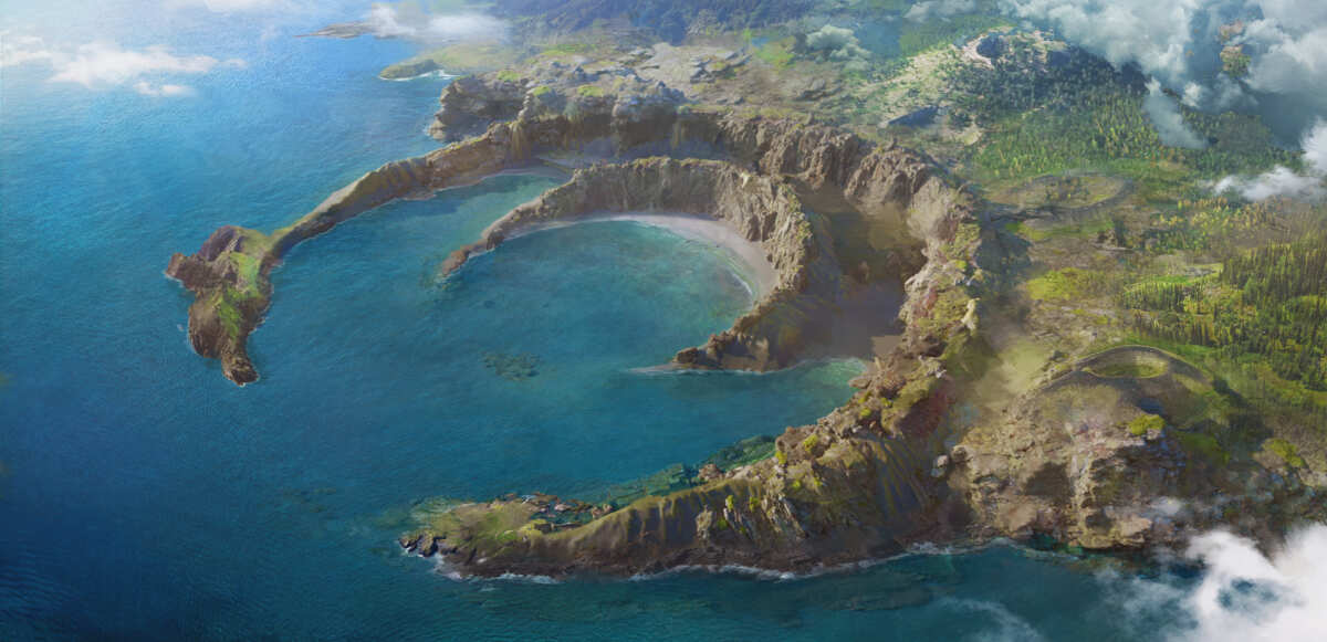 自然奇观海岸线