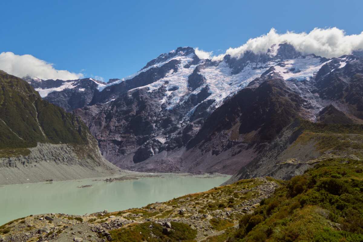 新西兰库克山山脉风景壁纸