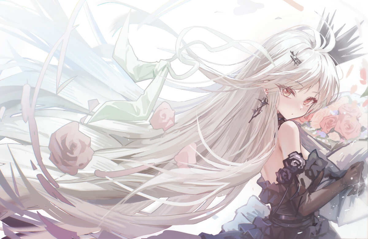 银发少女