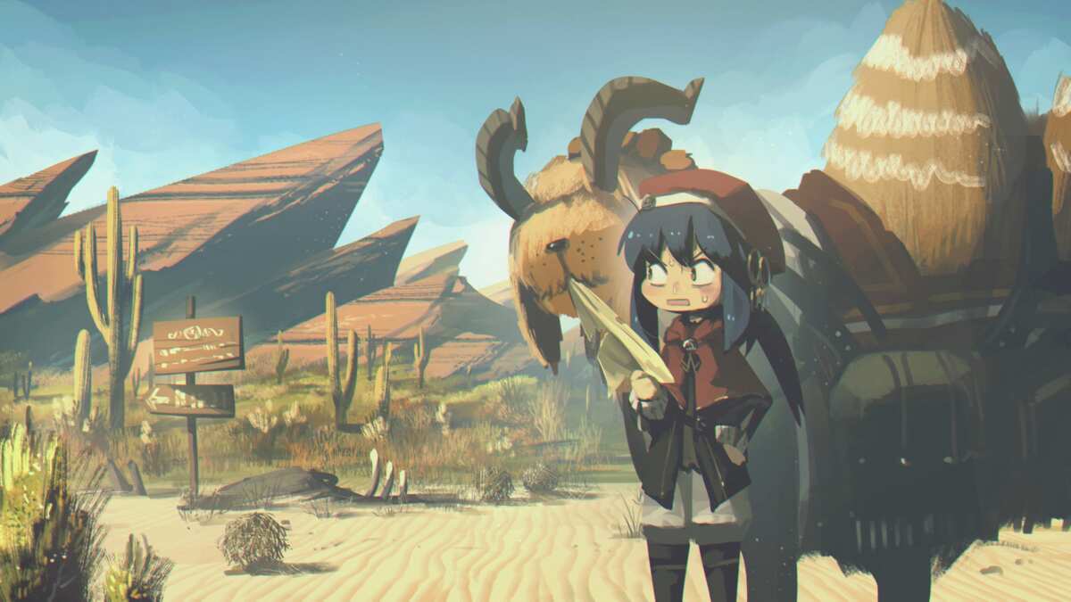 奇幻沙漠少女