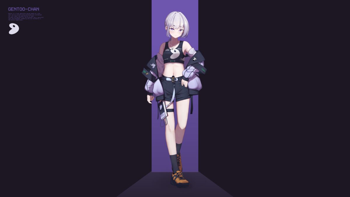 简约动漫女孩壁纸