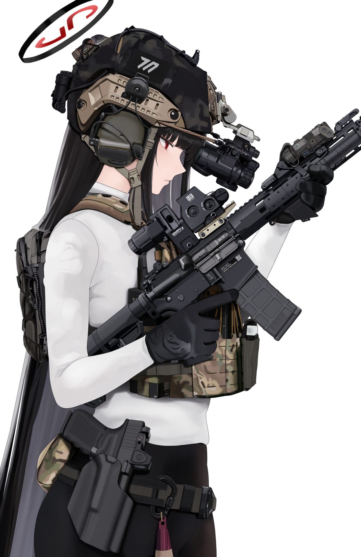 军事少女壁纸