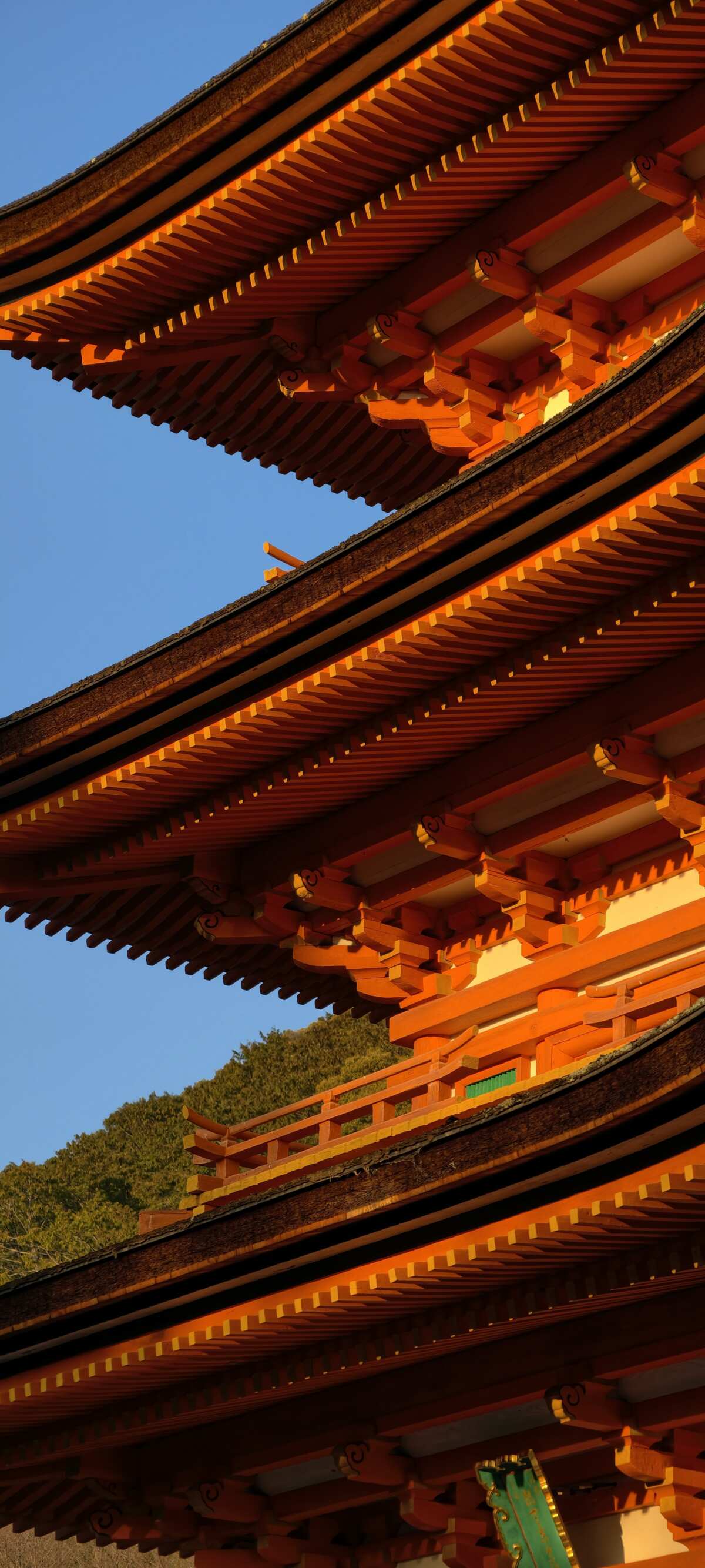 金阁寺日落