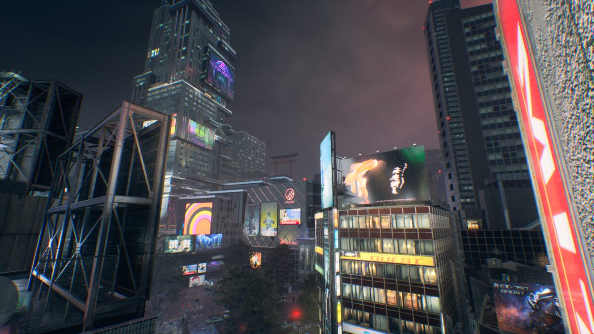 未来都市夜景