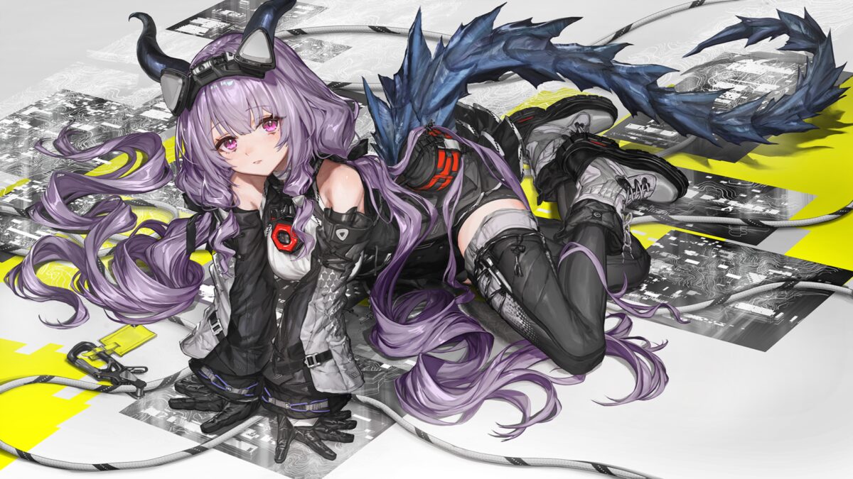 紫发恶魔少女