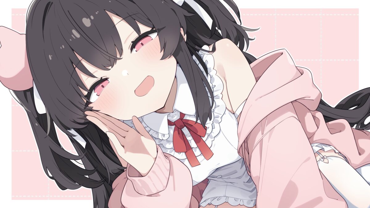 粉色系动漫女孩