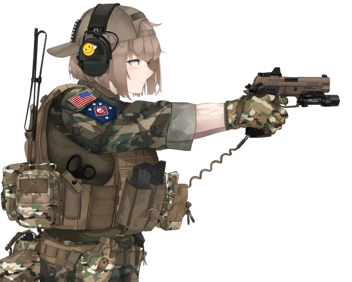 军事少女壁纸