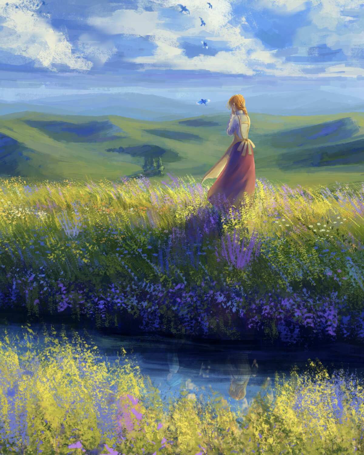 梦幻花海