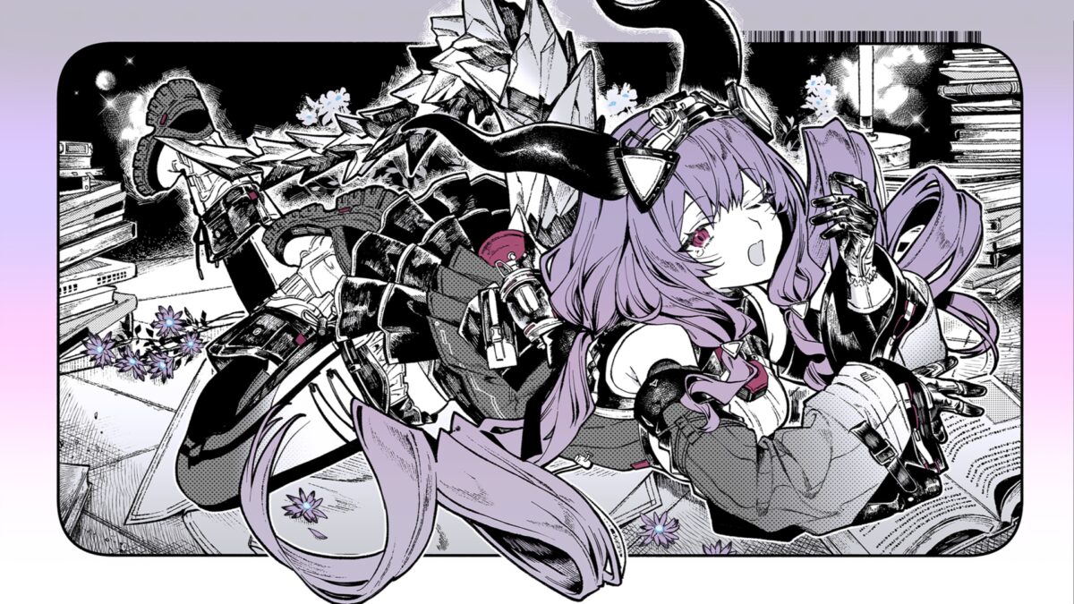 紫发少女与机械战士