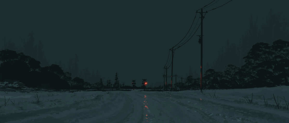 雪夜公路