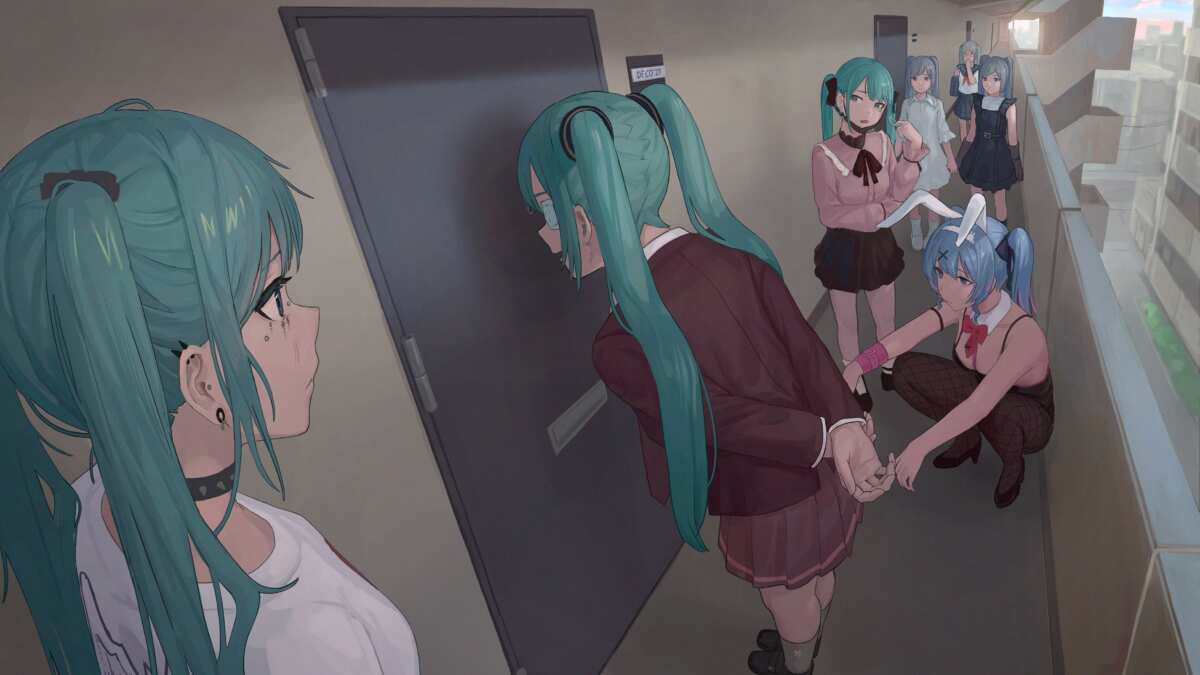 初音未来与克隆人