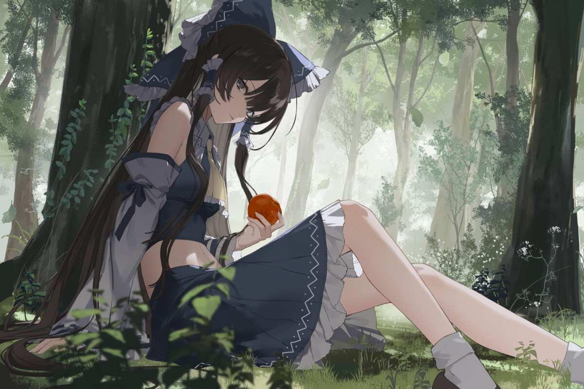 森林中的女孩