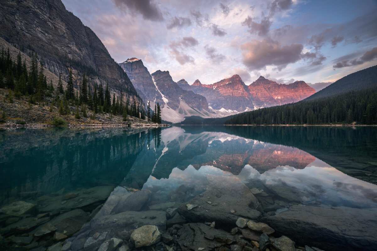山湖美景