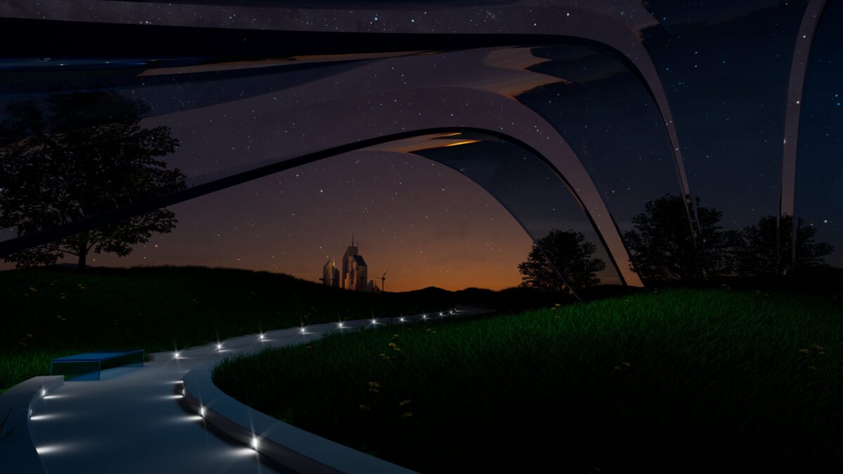 星空下的未来之城