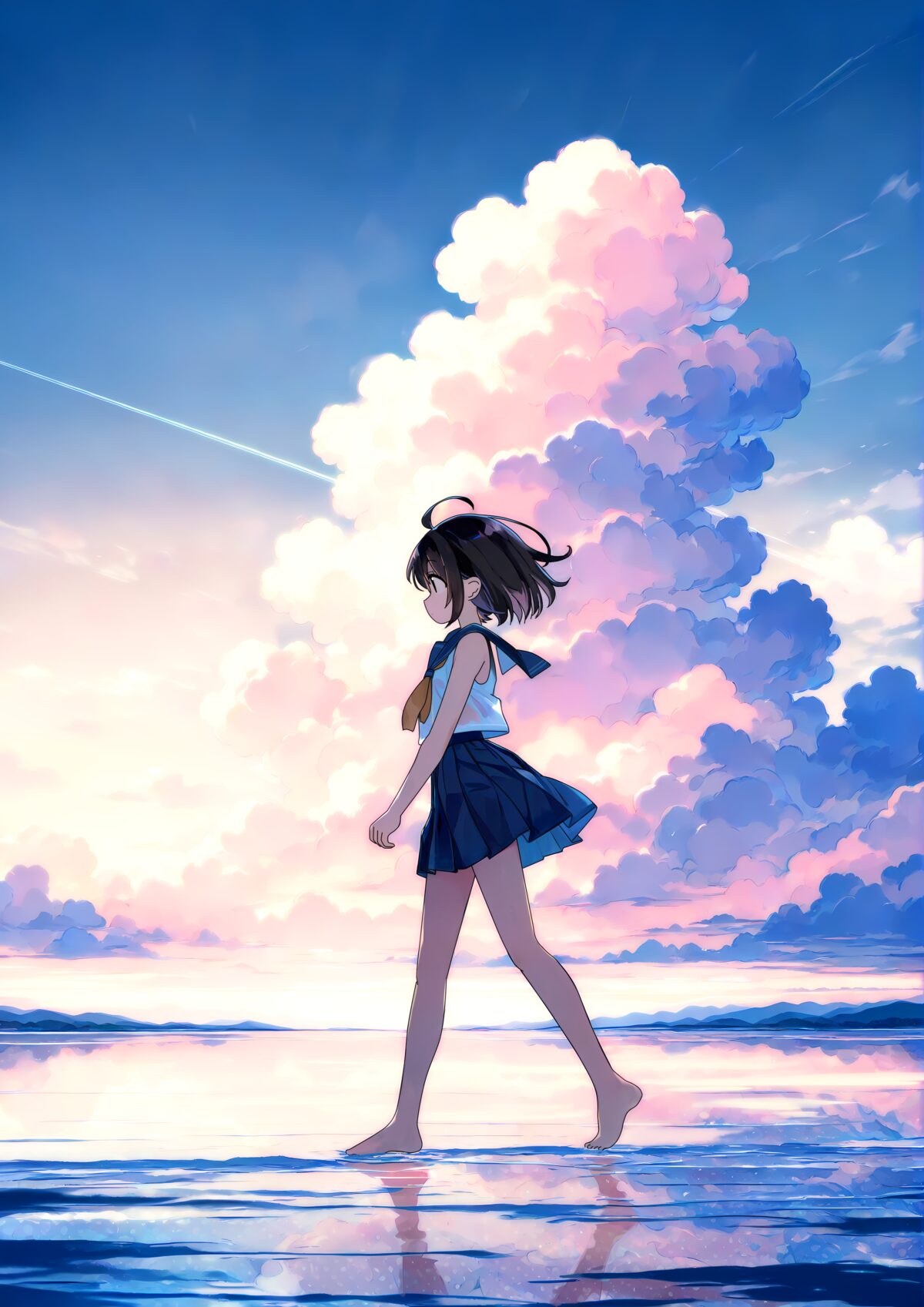 治愈系天空少女