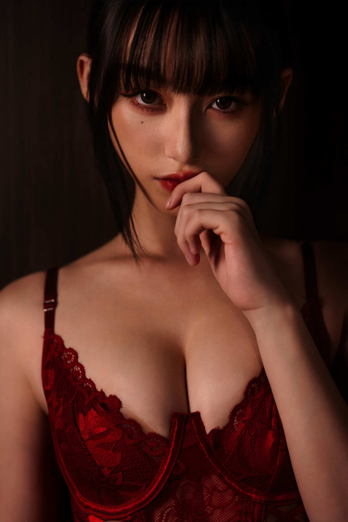 红色蕾丝诱惑