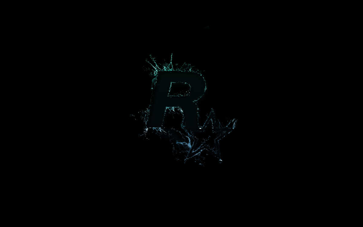 星芒字母 R 壁纸