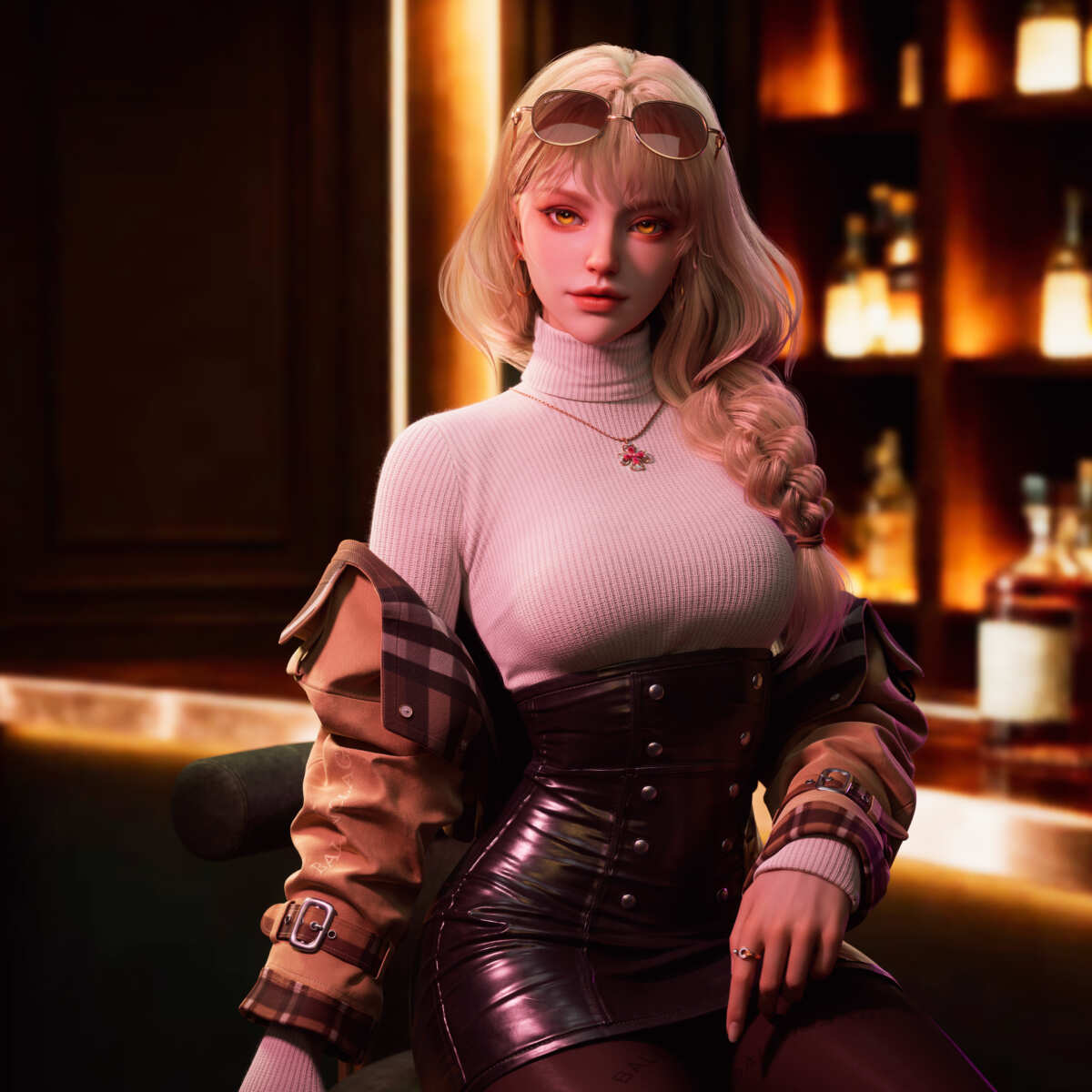 时尚女性肖像