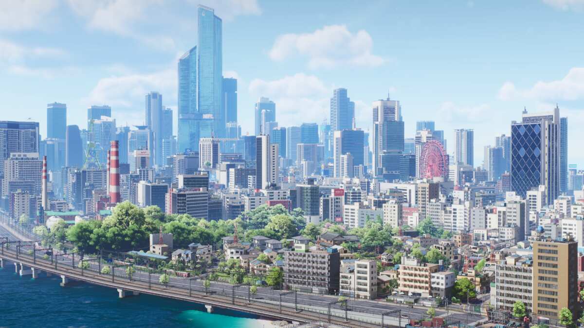未来都市风景壁纸