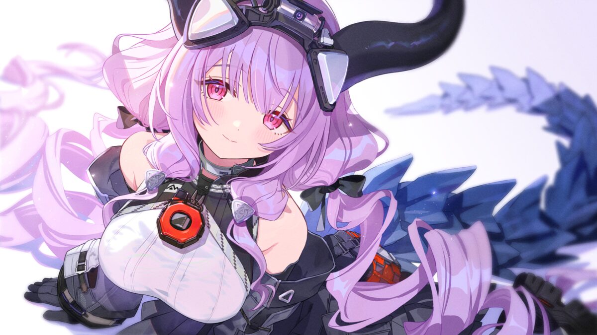 紫发少女