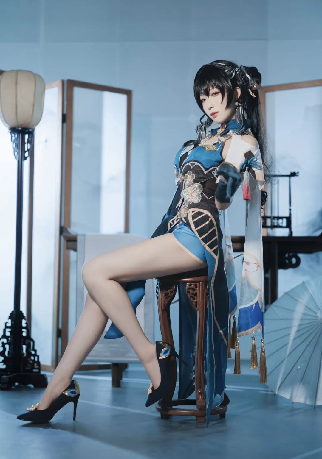 Cosplay写真|封疆疆V|妥妥的腿精呀！