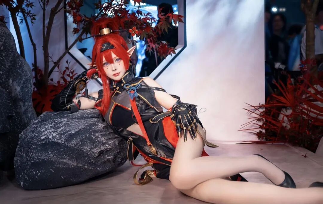 Cosplay写真|图图堡堡|妥妥的腿精呀!
