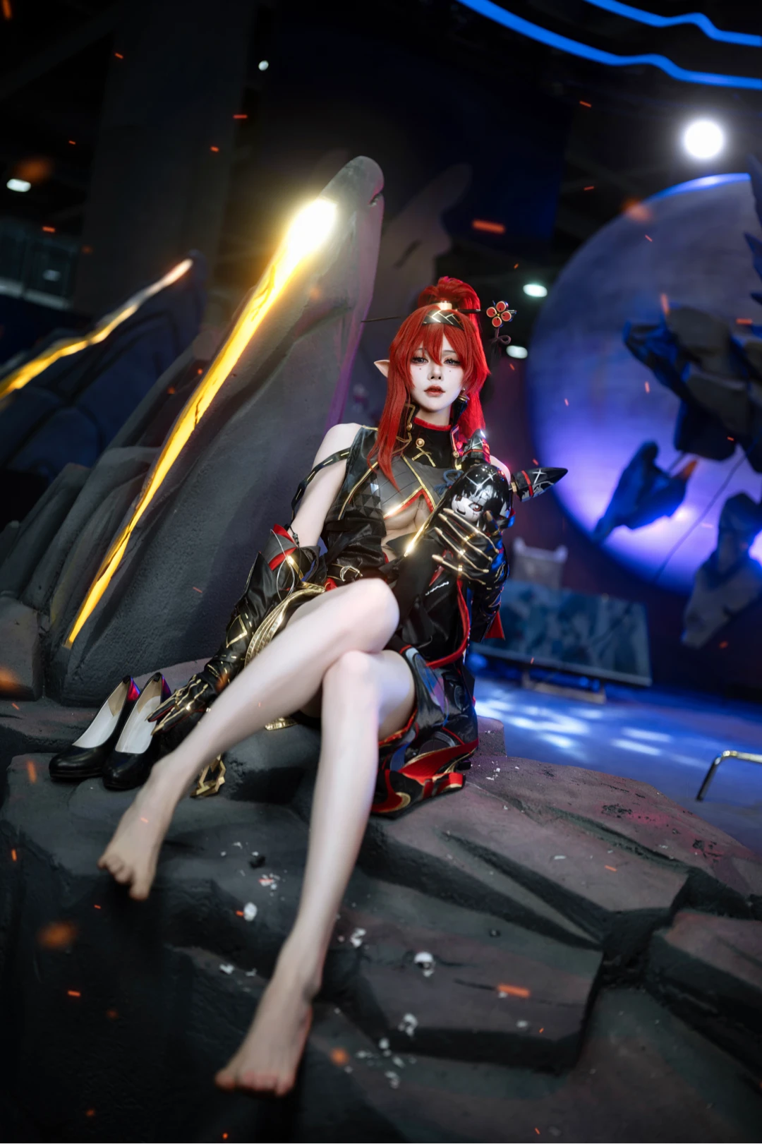 Cosplay写真|努力的十八魔|拥有逆天大长腿的coser！