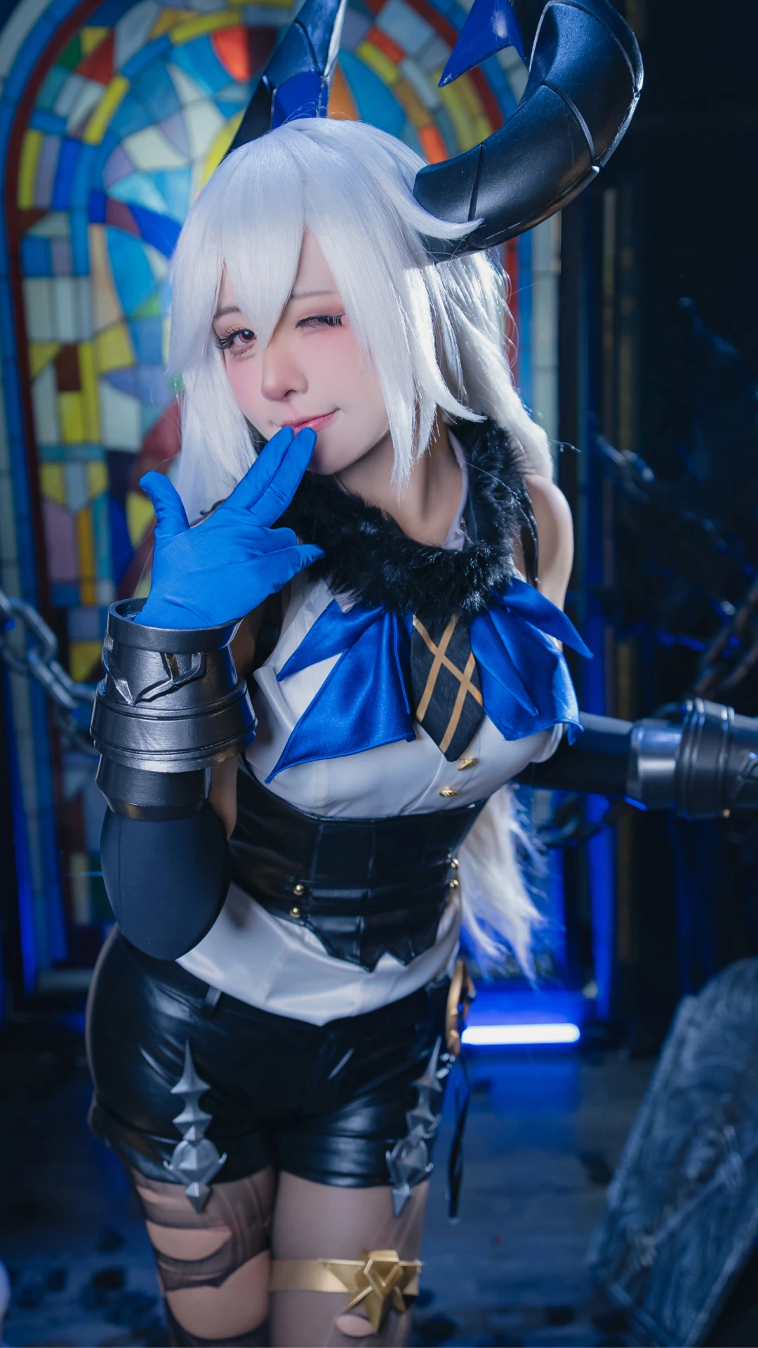 Cosplay写真|菌儿rikushi-|大长腿谁看了不迷糊!