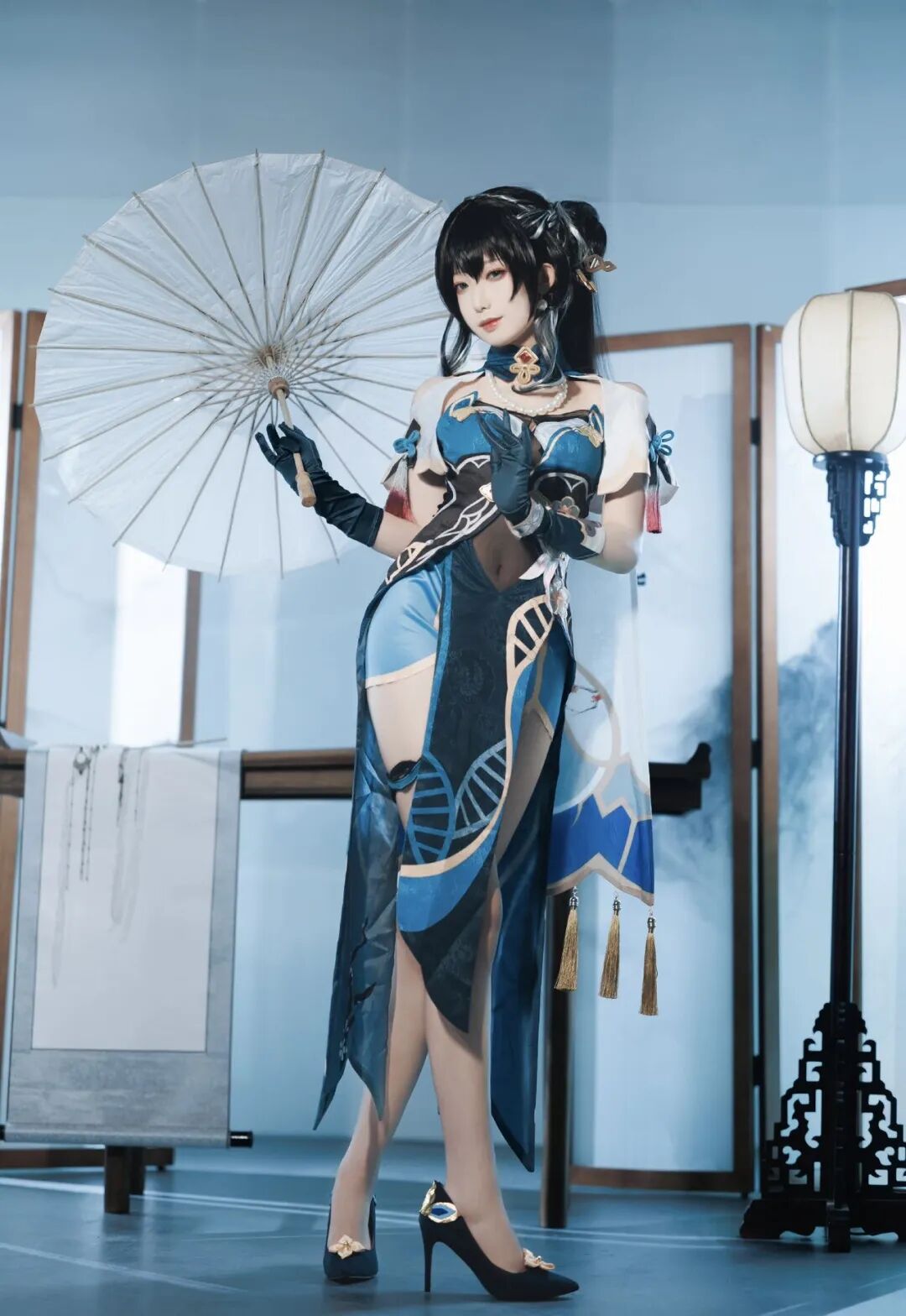 Cosplay写真|封疆疆V|妥妥的腿精呀！
