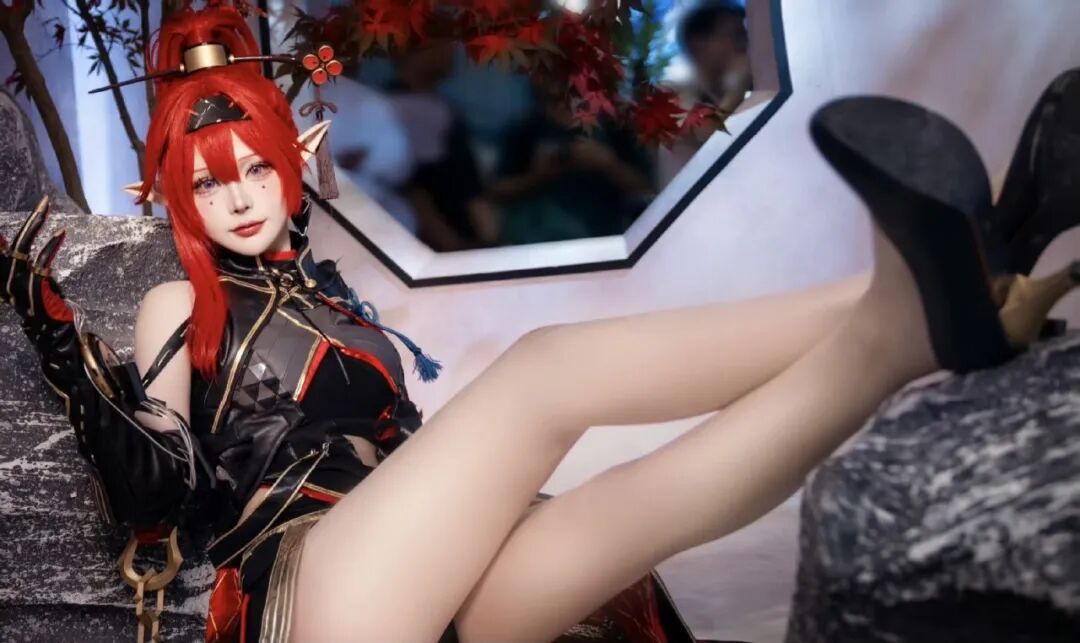 Cosplay写真|图图堡堡|妥妥的腿精呀!