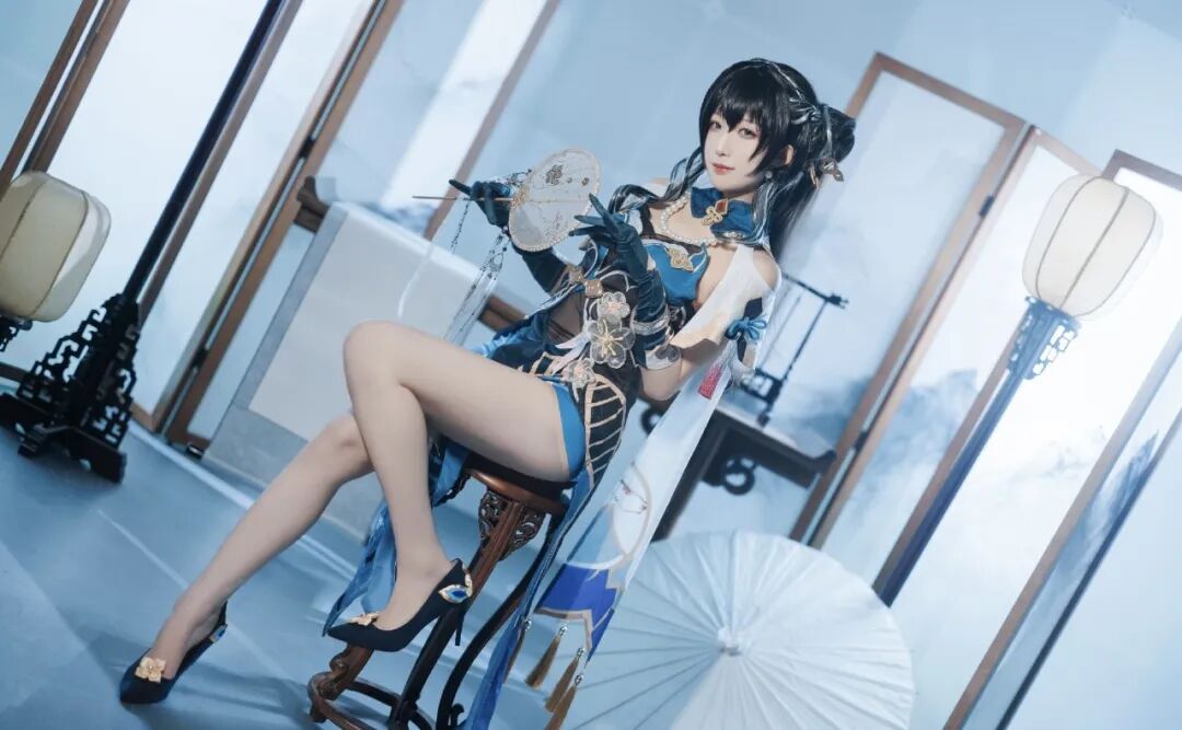 Cosplay写真|封疆疆V|妥妥的腿精呀！