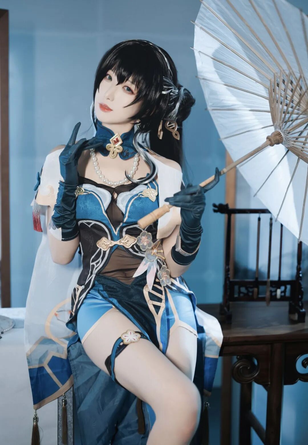 Cosplay写真|封疆疆V|妥妥的腿精呀！