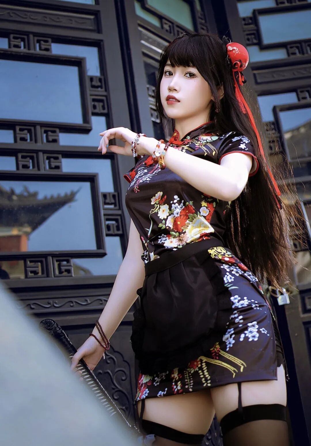 Cosplay写真|呆猫猫|大长腿神仙coser！