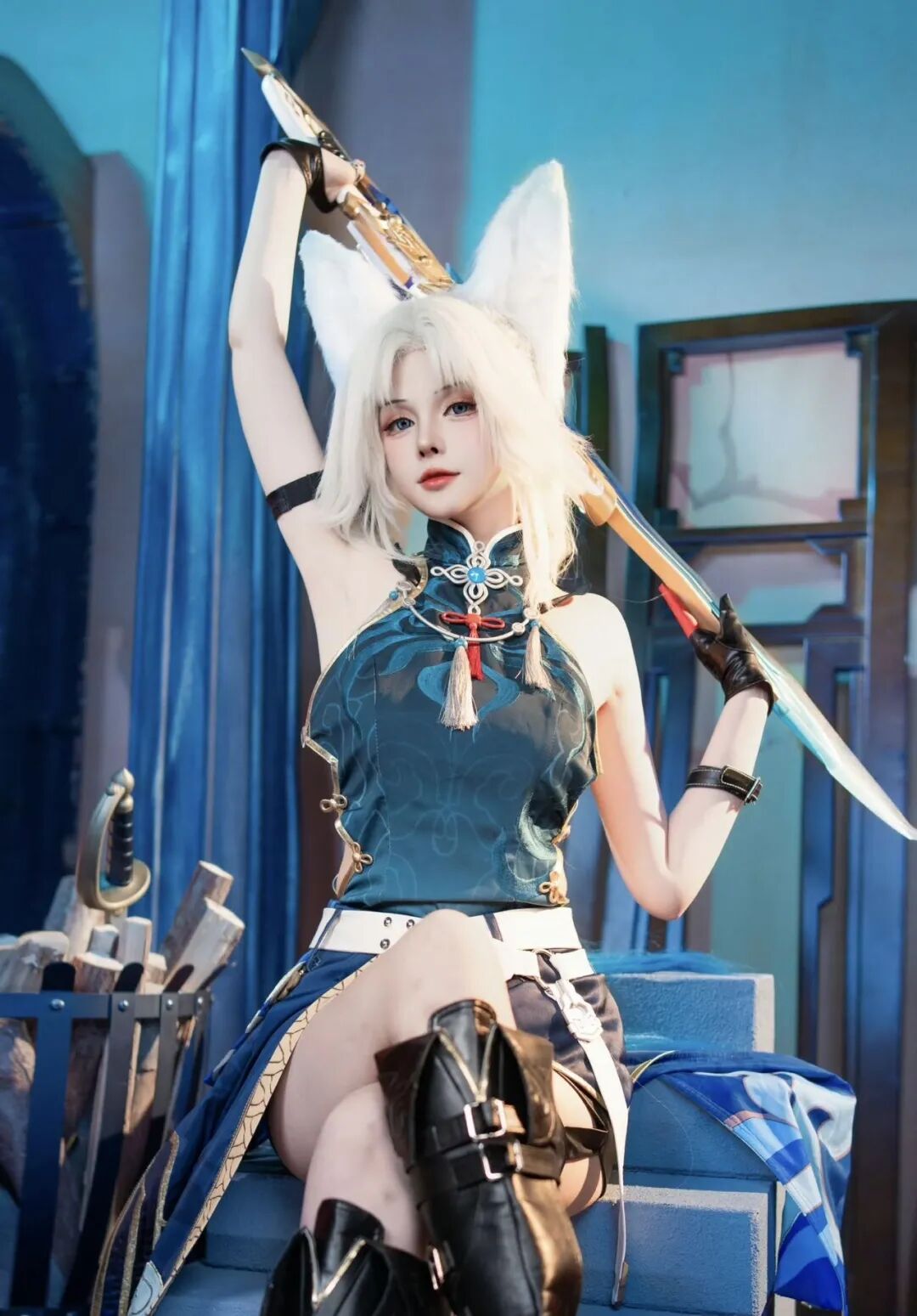 Cosplay写真|图图堡堡|妥妥的腿精呀!