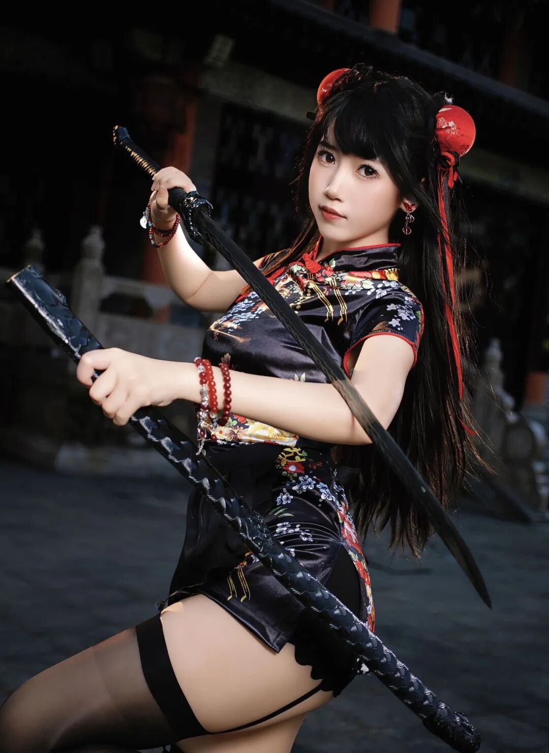 Cosplay写真|呆猫猫|大长腿神仙coser！